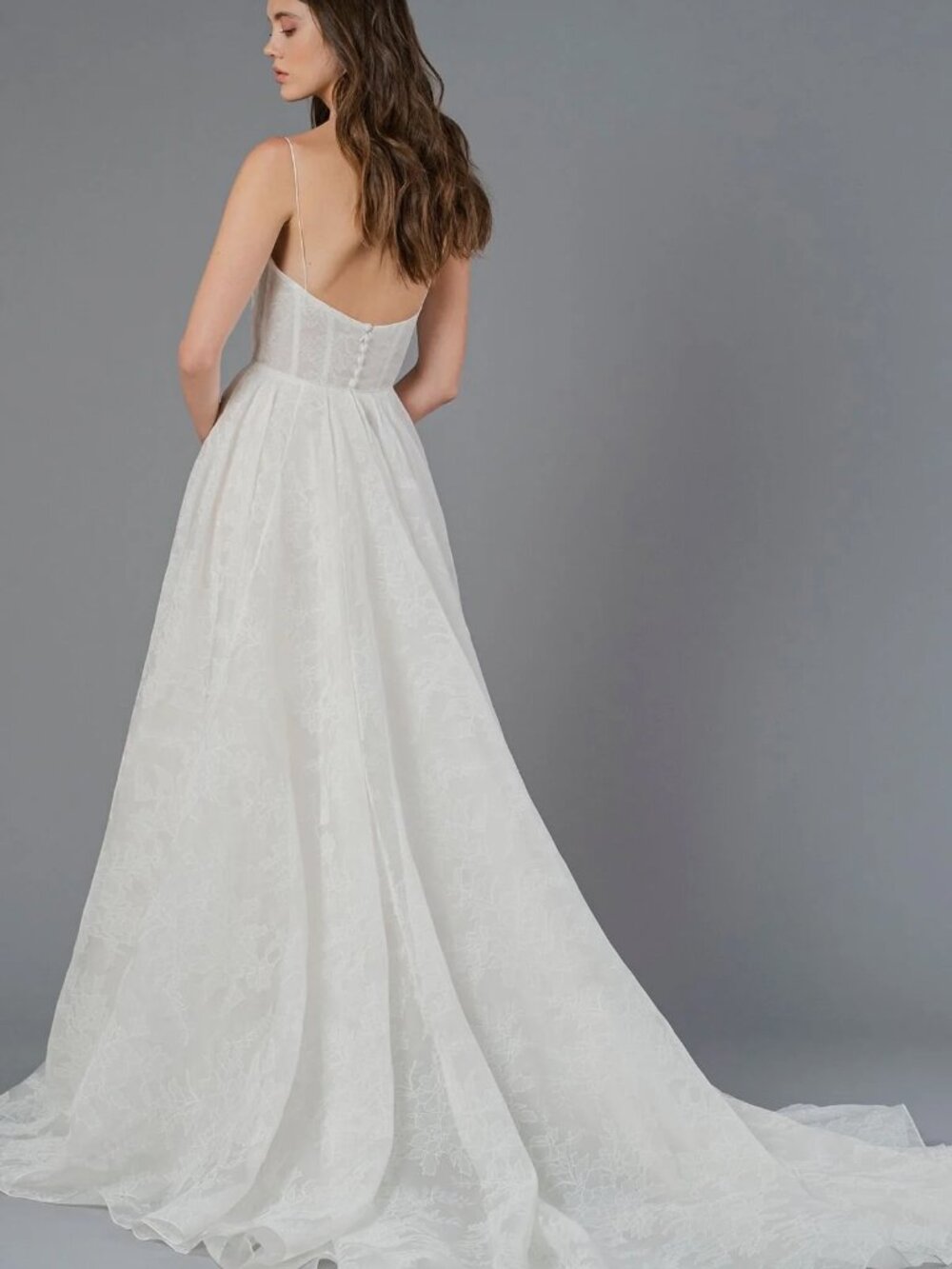 Jenny Yoo Aveline Wedding Dress, Bridal Size 4, Street Size 2, LIKE NEW! - Picture 3 of 9